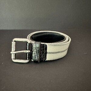 Dolce & Gabbana D&G Women's Belt Beige Black One Size